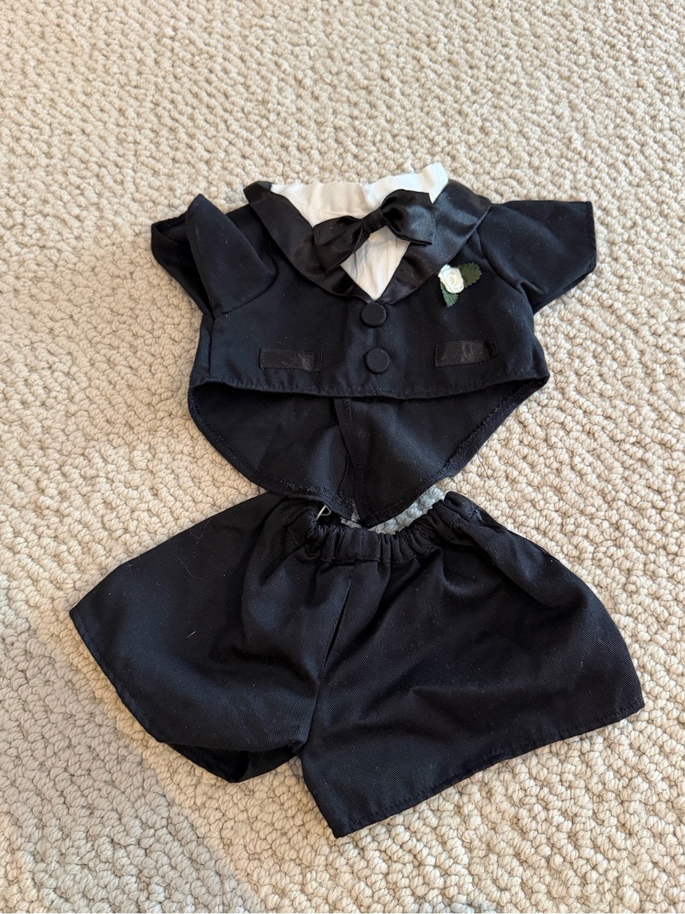Black Formal Tuxedo Set for build a bear Accessories - Two-Piece
